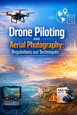 Free Ebook cover Drone Piloting and Aerial Photography: Regulations and Techniques