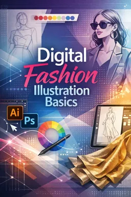 Free Ebook cover Digital Fashion Illustration Basics