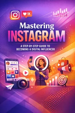 Free Ebook cover Mastering Instagram: A Step-by-Step Guide to Becoming a Digital Influencer