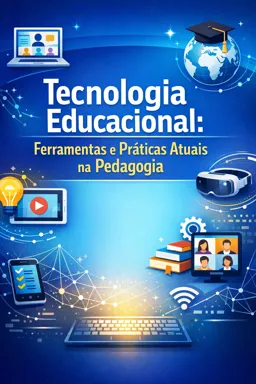 Capa do Ebook gratuito Tecnologia Educacional: Ferramentas e Práticas Atuais na Pedagogia