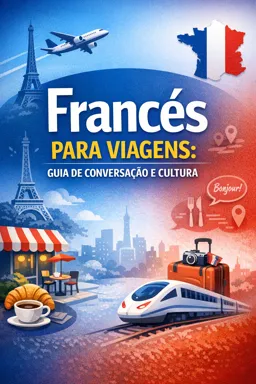 Capa do Ebook gratuito Francês para Viagens: Guia de Conversação e Cultura
