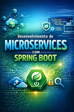 Capa do Ebook gratuito Desenvolvimento de Microservices com Spring Boot