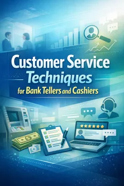 Free Ebook cover Customer Service Techniques for Bank Tellers and Cashiers