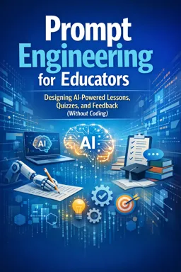 Free Ebook cover Prompt Engineering for Educators: Designing AI-Powered Lessons, Quizzes, and Feedback (Without Coding)