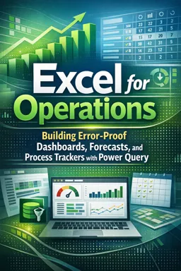 Free Ebook cover Excel for Operations: Building Error-Proof Dashboards, Forecasts, and Process Trackers with Power Query