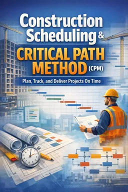 Free Ebook cover Construction Scheduling & Critical Path Method (CPM): Plan, Track, and Deliver Projects On Time
