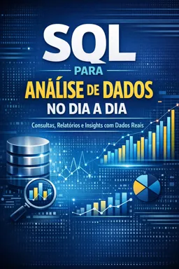 Capa do Ebook gratuito SQL para Análise de Dados no Dia a Dia: Consultas, Relatórios e Insights com Dados Reais