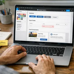 Capa do Ebook gratuito Figma para Design Systems na Prática: Componentes, Tokens e Handoff sem Ruído