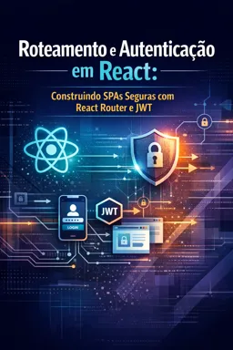Capa do Ebook gratuito Roteamento e Autenticação em React: Construindo SPAs Seguras com React Router e JWT