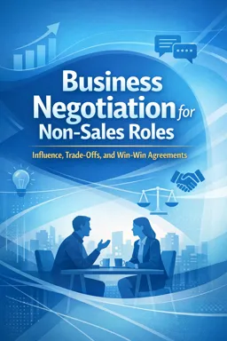 Free Ebook cover Business Negotiation for Non‑Sales Roles: Influence, Trade‑Offs, and Win‑Win Agreements