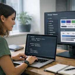 Capa do Ebook gratuito Arquitetura de CSS Escalável: BEM, ITCSS e Design Tokens para Projetos Reais