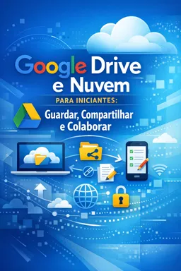Capa do Ebook gratuito Google Drive e Nuvem para Iniciantes: Guardar, Compartilhar e Colaborar
