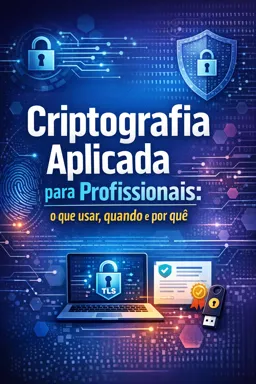 Capa do Ebook gratuito Criptografia Aplicada para Profissionais: o que usar, quando e por quê