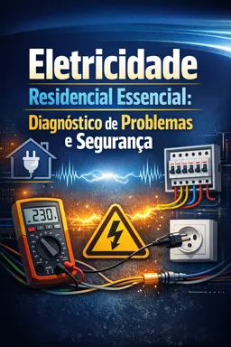 Capa do Ebook gratuito Eletricidade Residencial Essencial: Diagnóstico de Problemas e Segurança