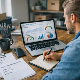 Free Course Image Entrepreneurship Operations Manual: Processes, KPIs, and Weekly Execution