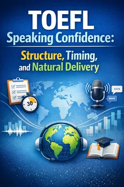 Free Ebook cover TOEFL Speaking Confidence: Structure, Timing, and Natural Delivery