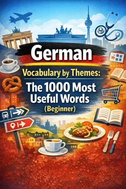 Free Ebook cover German Vocabulary by Themes: The 1000 Most Useful Words (Beginner)