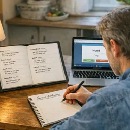 Free Ebook cover German Vocabulary by Themes: The 1000 Most Useful Words (Beginner)