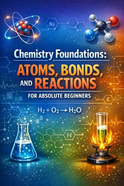Free Ebook cover Chemistry Foundations: Atoms, Bonds, and Reactions for Absolute Beginners