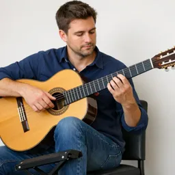 Free Ebook cover Classical Guitar First Steps: Posture, Finger Independence, and Your First Pieces