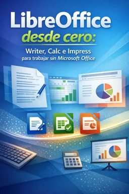 Portada de libro electrónico gratuitaLibreOffice desde cero: Writer, Calc e Impress para trabajar sin Microsoft Office
