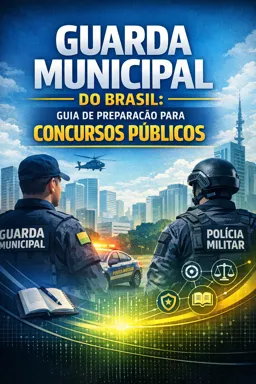 Capa do Ebook gratuito Guarda Municipal do Brasil: Guia de Preparação para Concursos Públicos