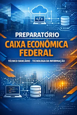 Capa do Ebook gratuito Preparatório Caixa Econômica Federal - Técnico Bancário - Tecnologia da Informação