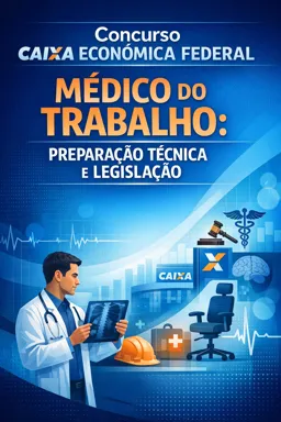 Capa do Ebook gratuito Concurso Caixa Econômica Federal - Médico do Trabalho: Preparação Técnica e Legislação
