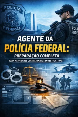 Capa do Ebook gratuito Agente da Polícia Federal: Preparação Completa para Atividades Operacionais e Investigativas