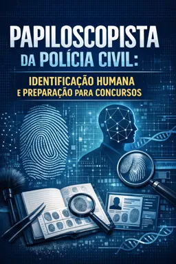Capa do Ebook gratuito Papiloscopista da Polícia Civil: Identificação Humana e Preparação para Concursos