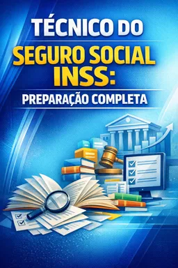 Capa do Ebook gratuito Técnico do Seguro Social INSS: Preparação Completa