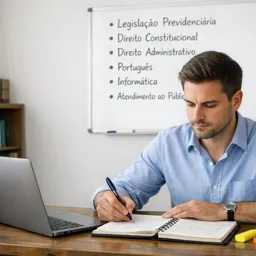 Capa do Ebook gratuito Técnico do Seguro Social INSS: Preparação Completa