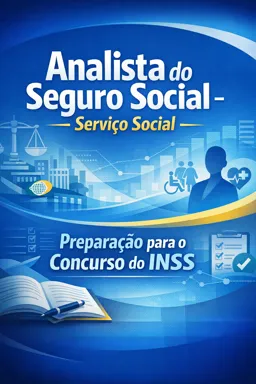 Capa do Ebook gratuito Analista do Seguro Social - Serviço Social: Preparação para o Concurso do INSS