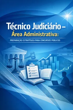 Capa do Ebook gratuito Técnico Judiciário - Área Administrativa: Preparação Estratégica para Concursos Públicos