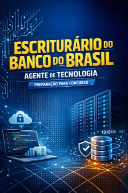 Capa do Ebook gratuito Escriturário do Banco do Brasil - Agente de Tecnologia: Preparação para Concurso