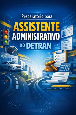 Capa do Ebook gratuito Preparatório para Assistente Administrativo do DETRAN