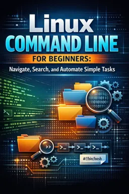 Free Ebook cover Linux Command Line for Beginners: Navigate, Search, and Automate Simple Tasks