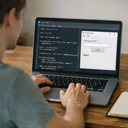 Free Ebook cover Desktop Apps with Tkinter: A Beginner’s Guide to Python GUIs