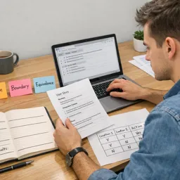 Free Ebook cover Test Case Design for Beginners: From User Stories to Clear Test Scenarios