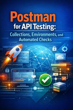 Free Ebook cover Postman for API Testing: Collections, Environments, and Automated Checks