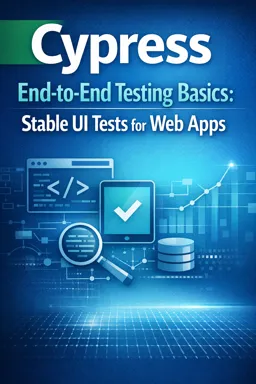 Free Ebook cover Cypress End-to-End Testing Basics: Stable UI Tests for Web Apps