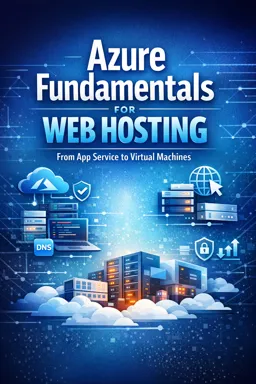 Free Ebook cover Azure Fundamentals for Web Hosting: From App Service to Virtual Machines
