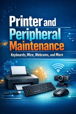 Free Ebook cover Printer and Peripheral Maintenance: Keyboards, Mice, Webcams, and More