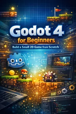 Free Ebook cover Godot 4 for Beginners: Build a Small 2D Game from Scratch