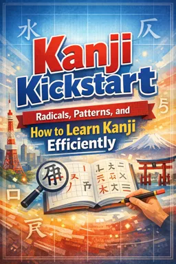 Free Ebook cover Kanji Kickstart: Radicals, Patterns, and How to Learn Kanji Efficiently