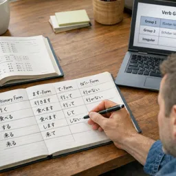 Free Ebook cover Essential Japanese Verb Forms: From Dictionary Form to て-form and ない-form