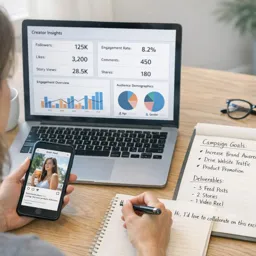 Free Ebook cover Influencer Marketing Starter Guide: Finding Creators and Running Campaigns That Work