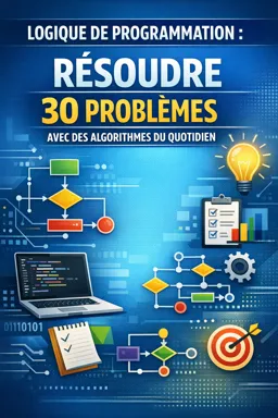 Couverture de livre électronique gratuite Logique de programmation : résoudre 30 problèmes avec des algorithmes du quotidien