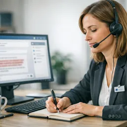 Couverture de livre électronique gratuite Service client : gérer les clients difficiles avec des scripts et limites claires