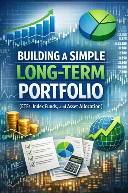 Free Ebook cover Building a Simple Long-Term Portfolio (ETFs, Index Funds, and Asset Allocation)